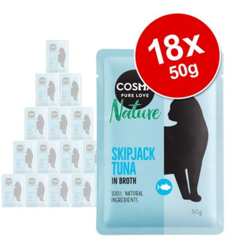 Cosma Nature Pouches Saver Pack 18 x 50g