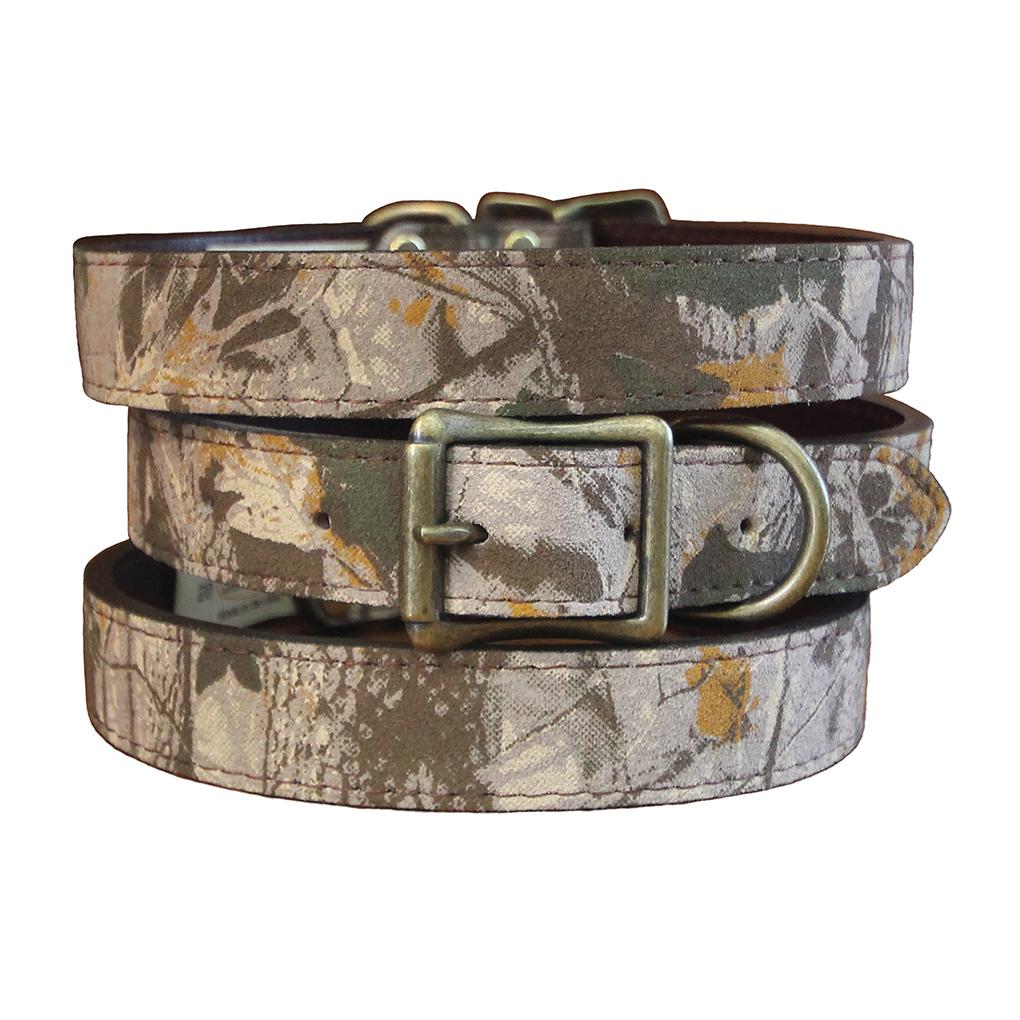 Auburn Leathercrafters Camouflage Dog Collar - Earth