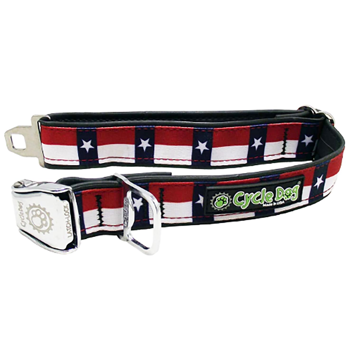 Cycle Dog Texas Metal Latch Dog Collar