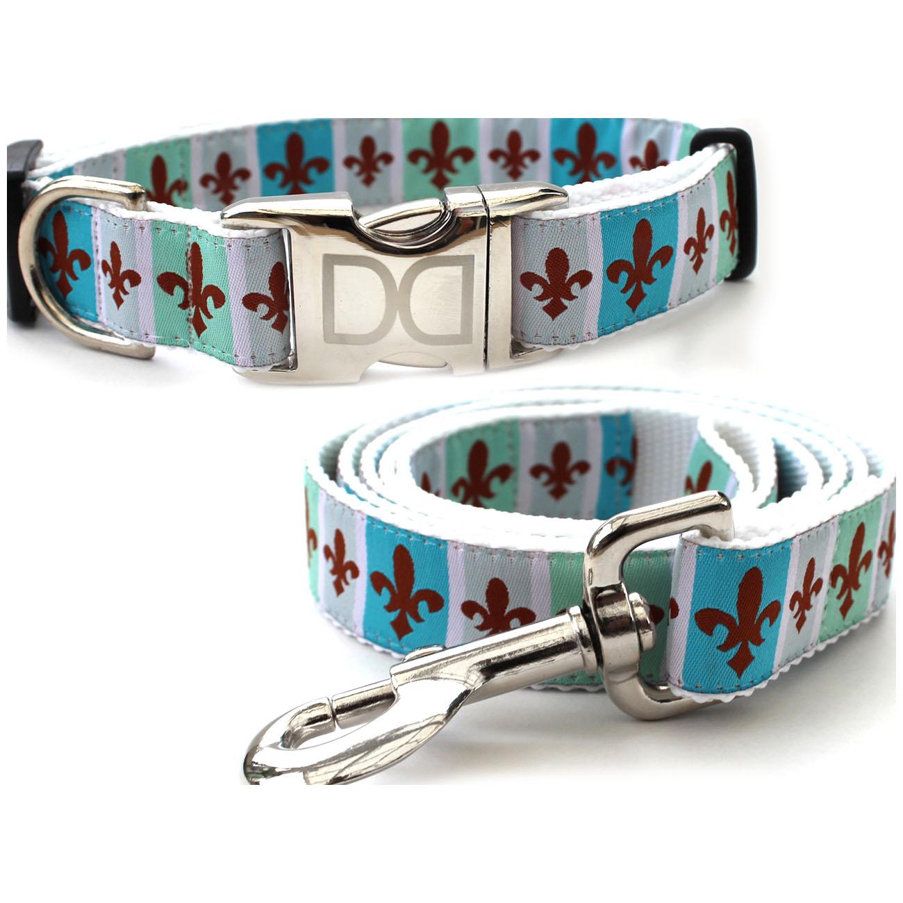 Diva Dog French Quarter Dog Collar and Leash Set