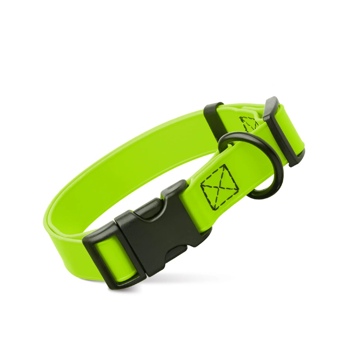 Dogline Biothane Waterproof Adjustable Dog Collar - Tropical Green