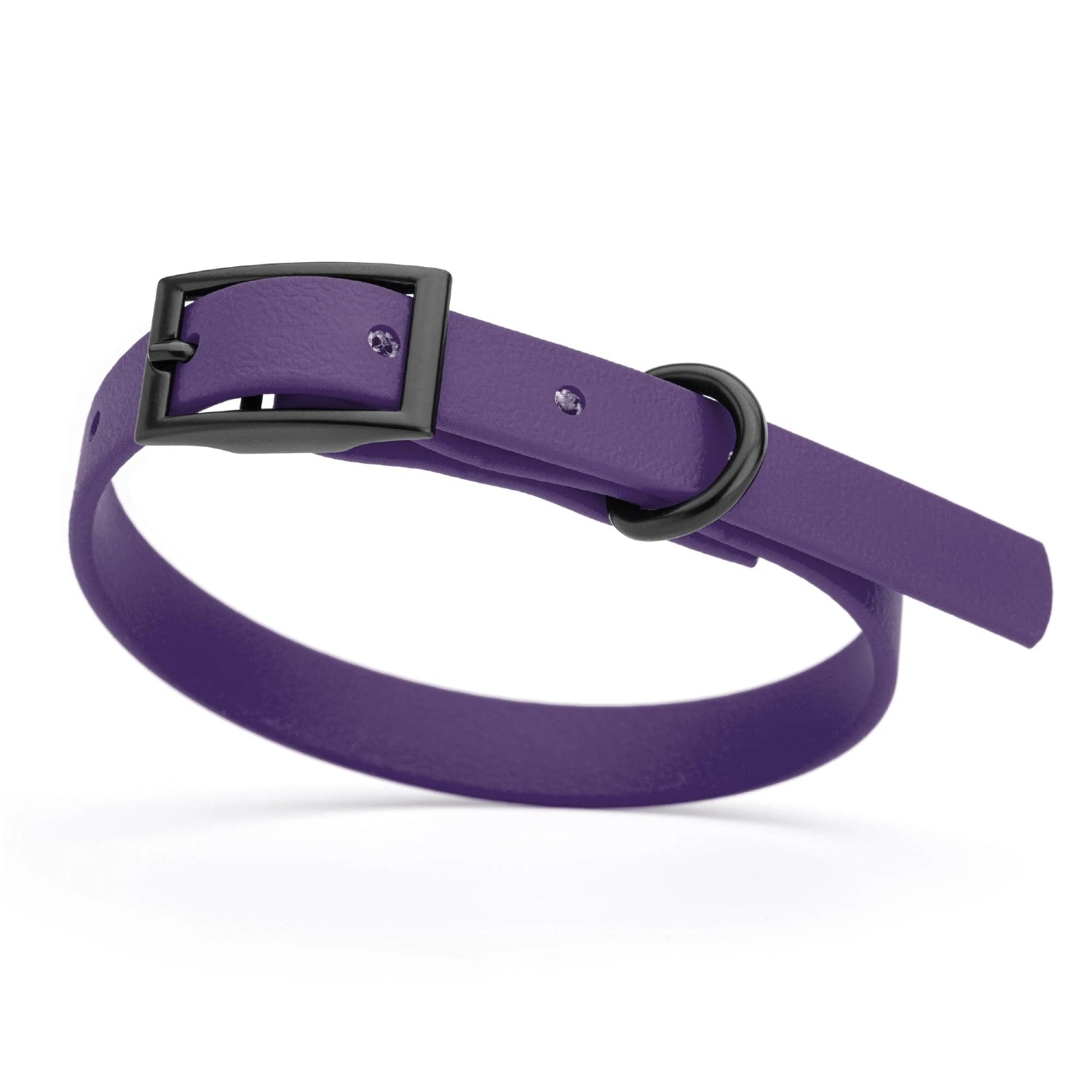Dogline Biothane Waterproof Buckle Dog Collar - Violet Purple