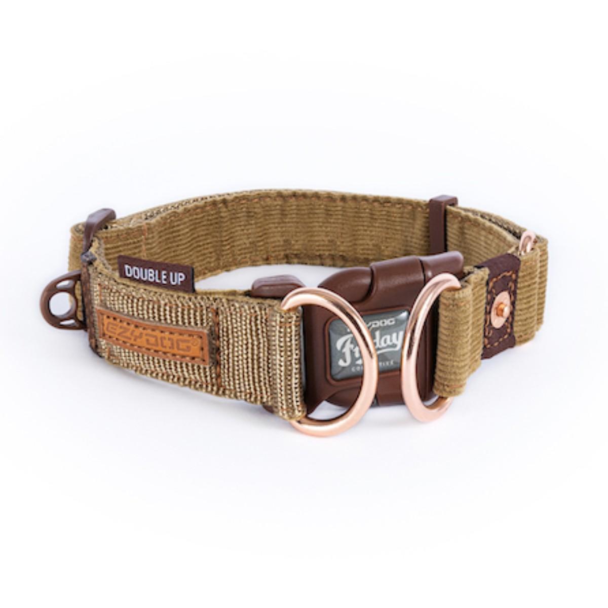 EzyDog Double Up Dog Collar - Corduroy