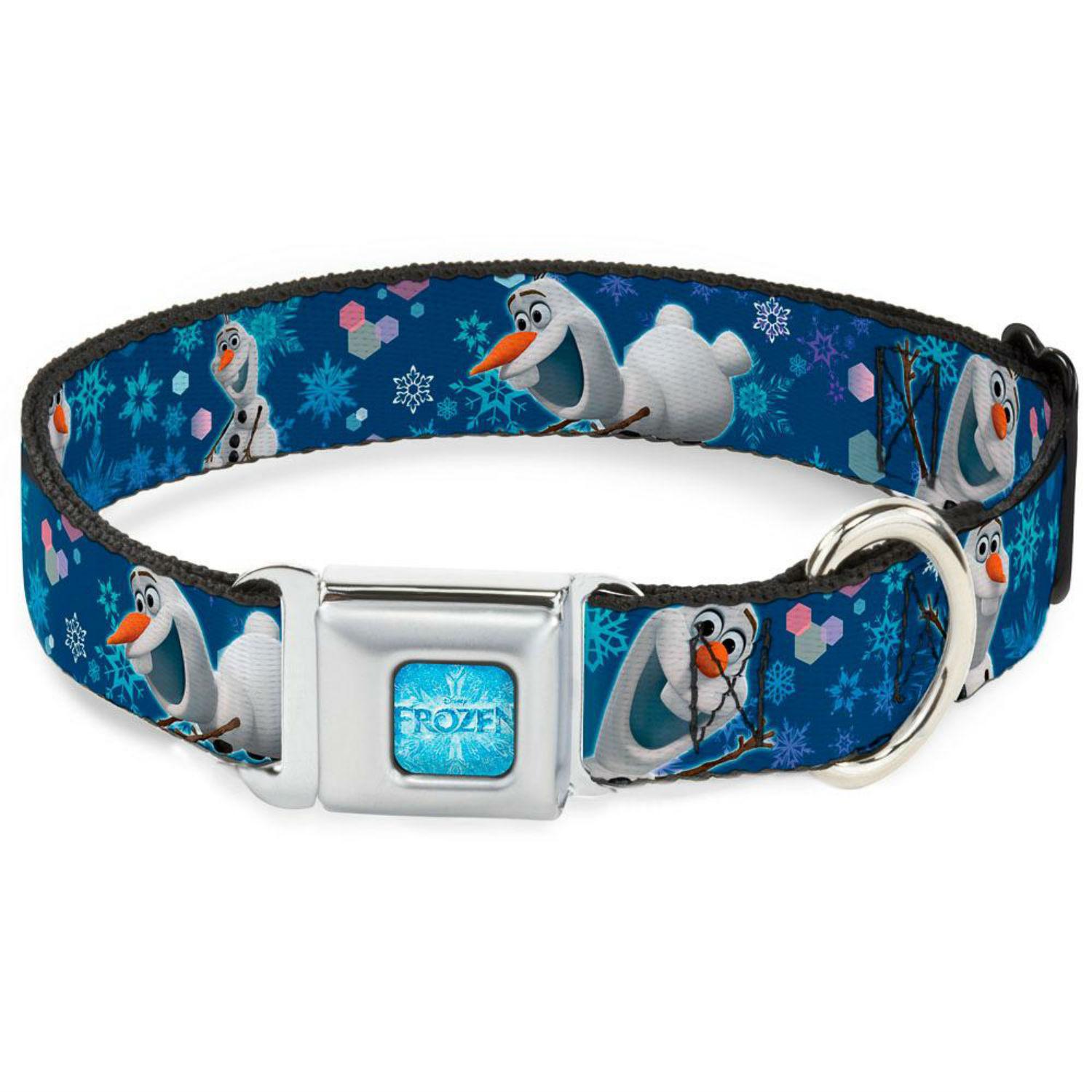 Frozen Olaf Seatbelt Buckle Dog Collar by Buckle-Down
