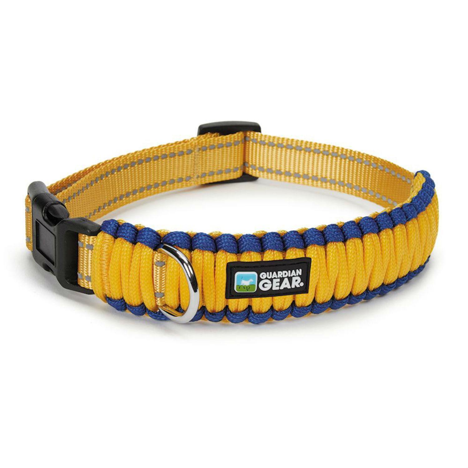 Guardian Gear Reflective Paracord Dog Collar - Yellow