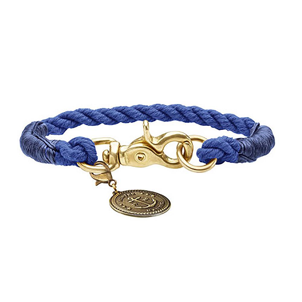 HUNTER List Rope Small Dog Collar - Dark Blue
