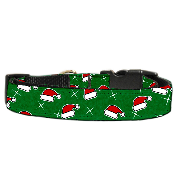 Mirage Santa Hat Nylon Dog Collar
