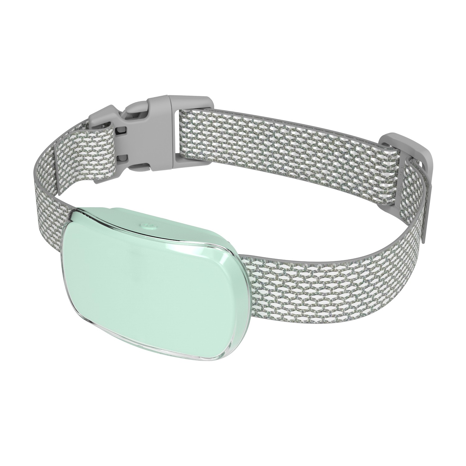 Pet Life Crescendo LED 5-Level Automated Vibration Sound & Stimulation Anti-Bark Dog Collar - Green