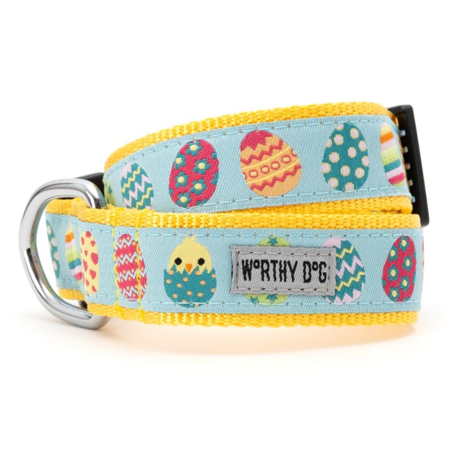 Worthy Dog Easter Eggs Dog Collar