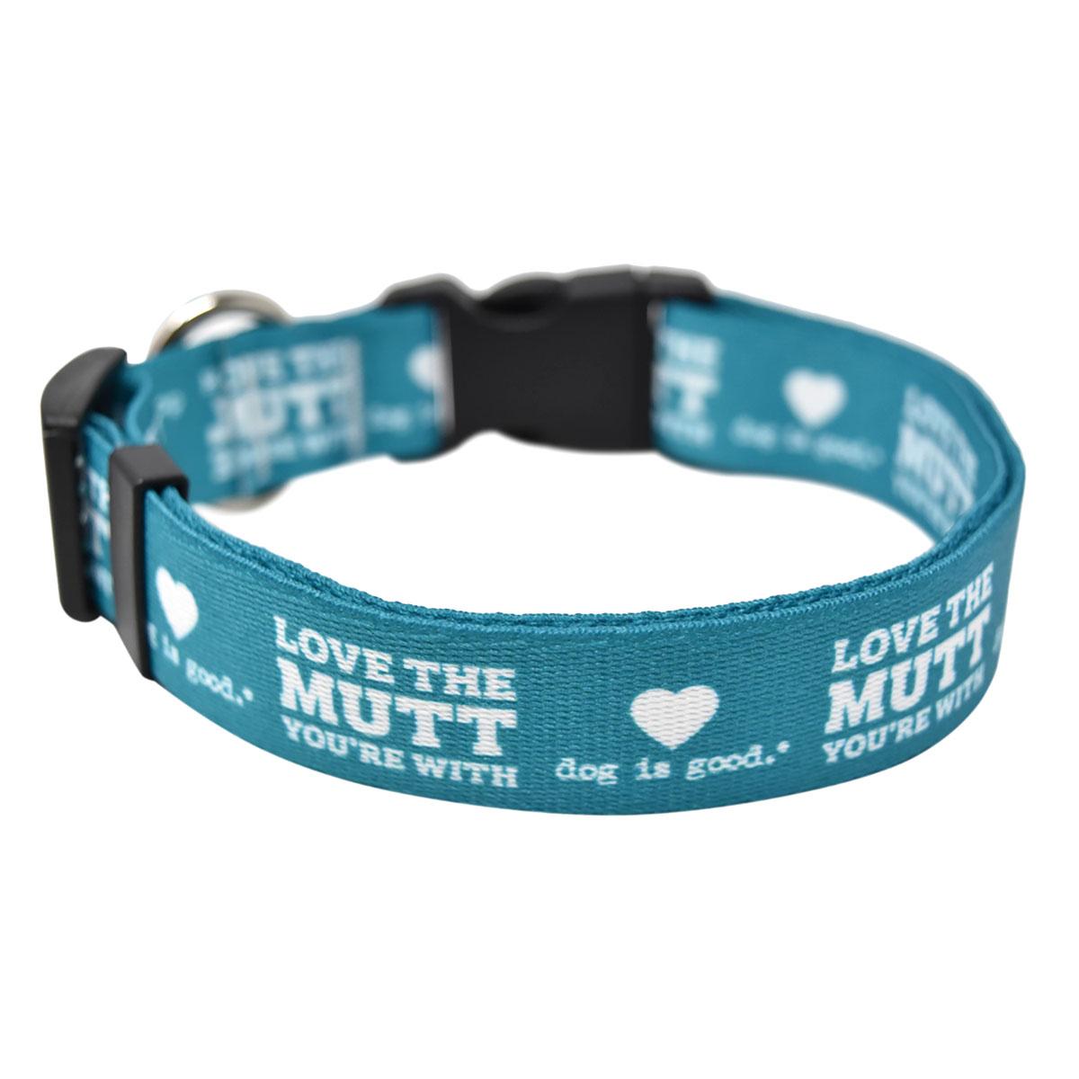 Dog is Good Love the Mutt You're With Dog Collar and Leash Collection