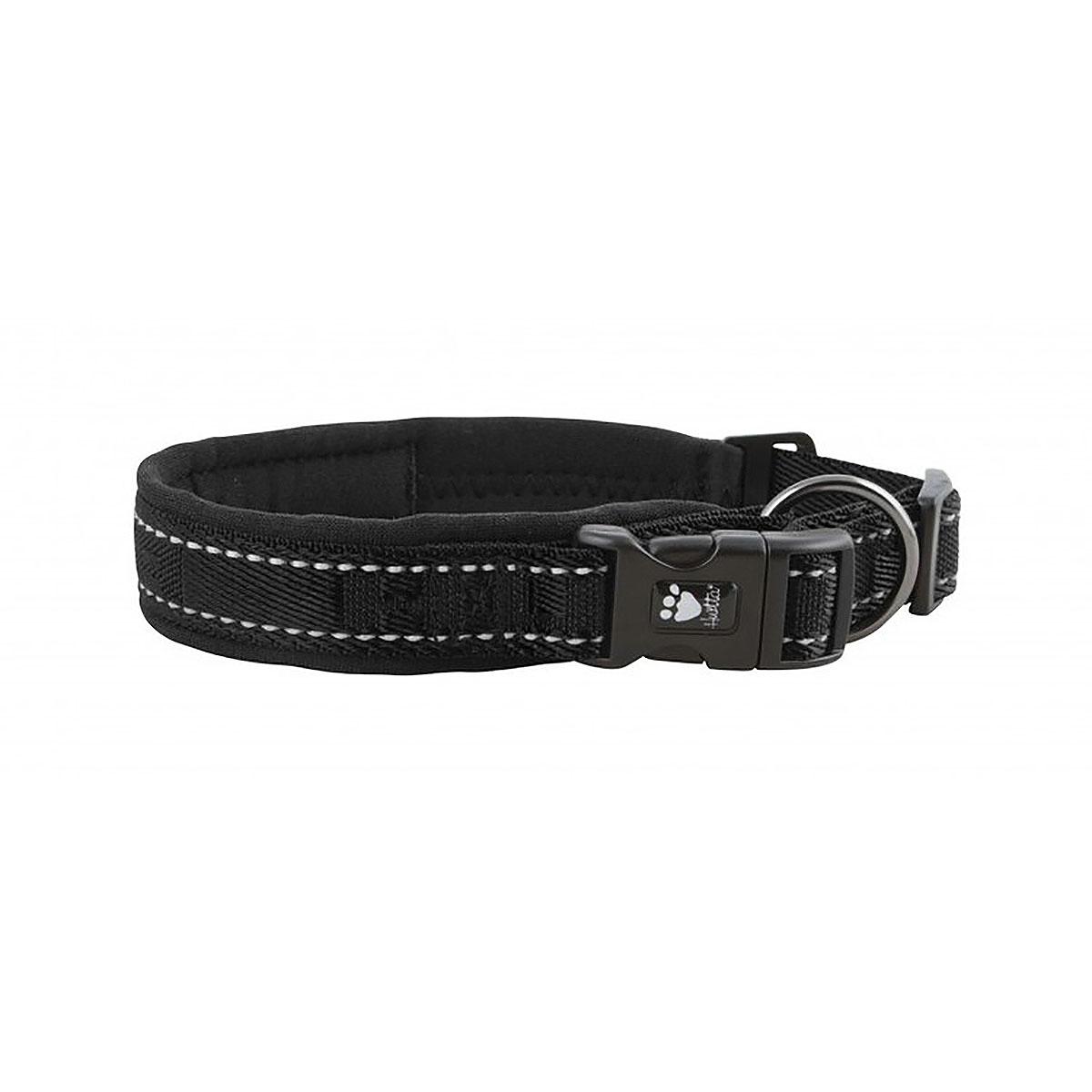 Hurtta Casual Padded Dog Collar - Raven