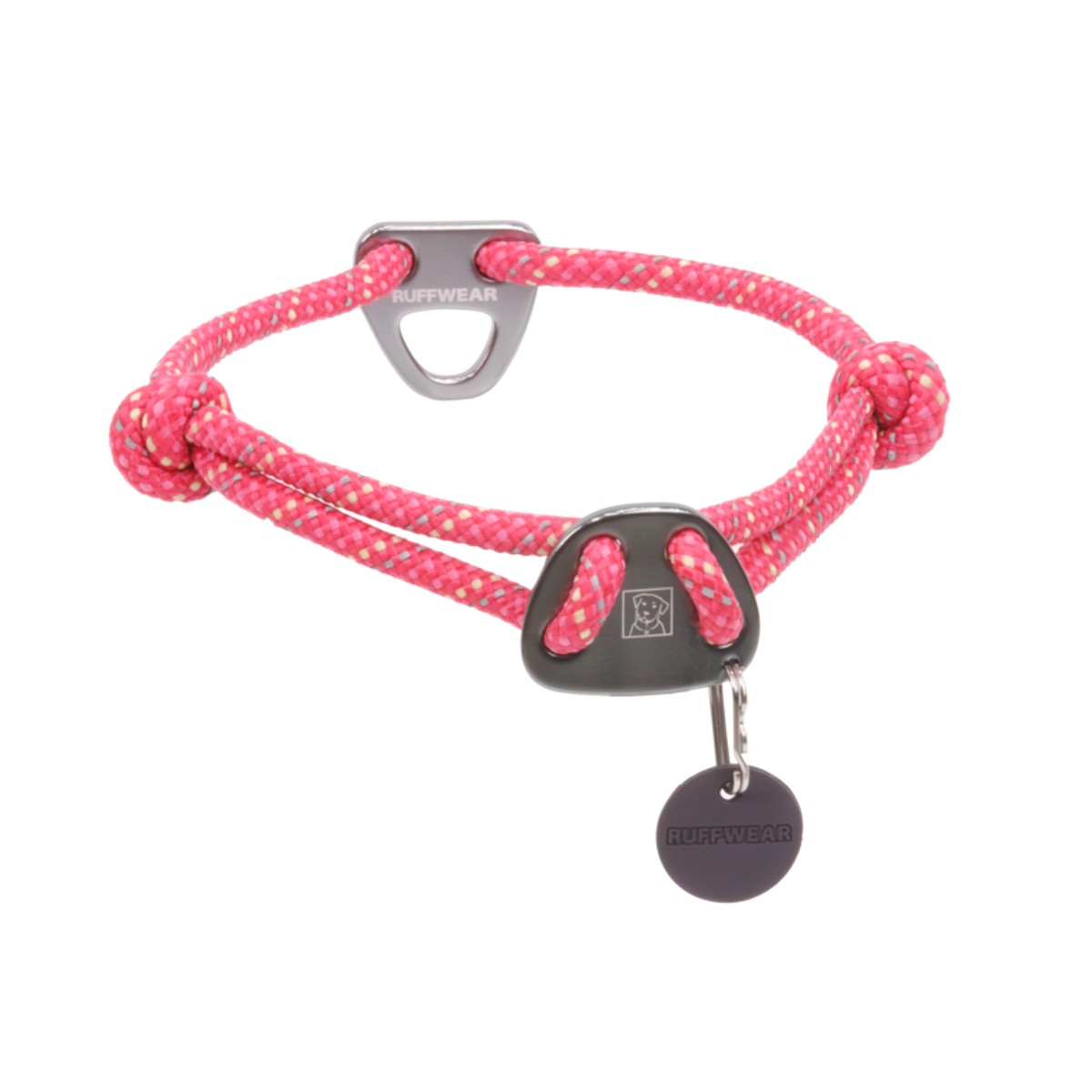 RuffWear Knot-A-Collar Dog Collar - Fireweed Pink