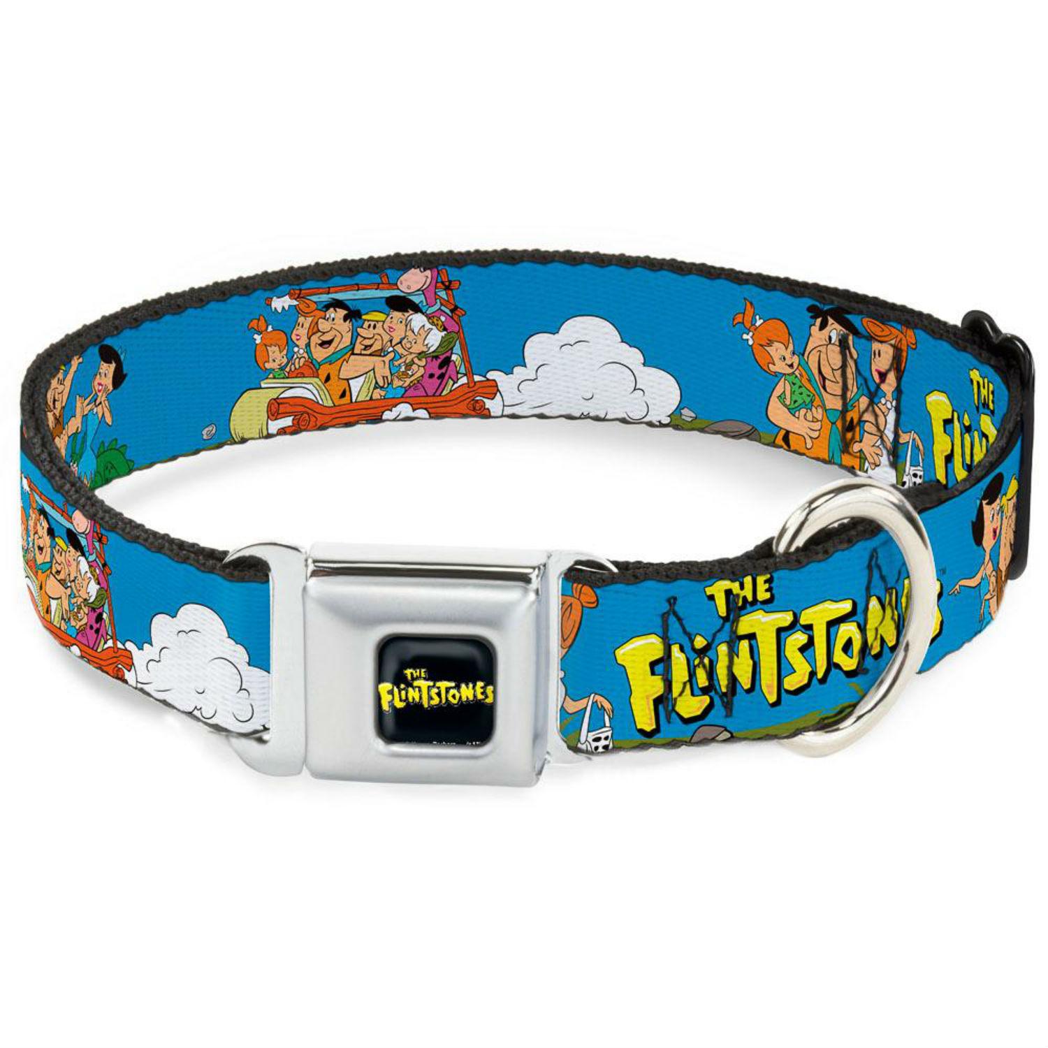 The Flintstones Seatbelt Buckle Dog Collar by Buckle-Down
