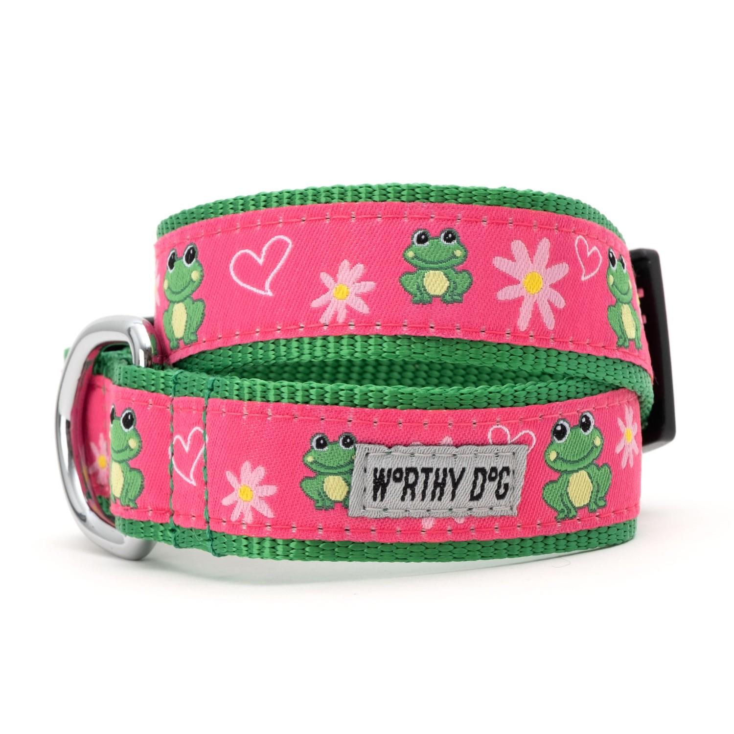 Worthy Dog Ribbit Dog Collar