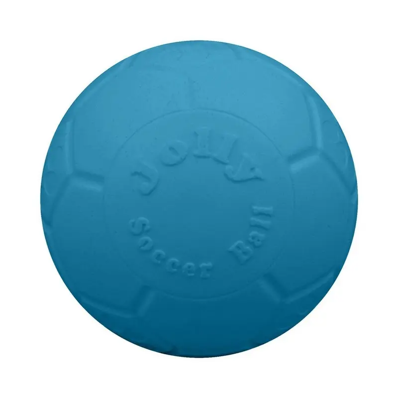 Jolly Soccer Ball Dog Toy Blue Large 8"