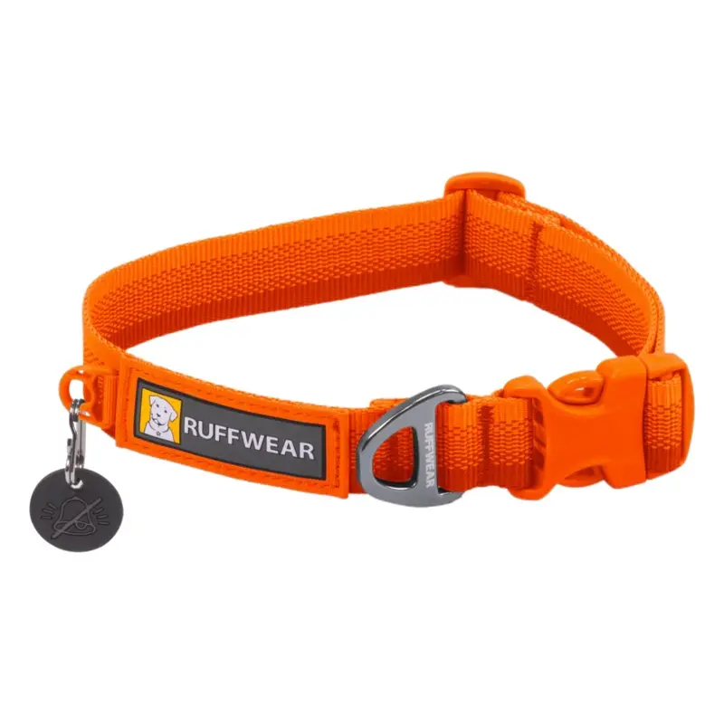 Ruffwear Front Range Dog Collar - 11-14" - Blaze Orange
