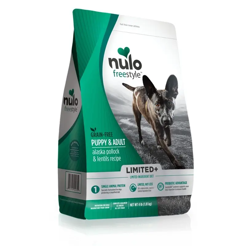 Nulo Freestyle L.I.D. Pollock Lentils Dry Dog Food 4lb