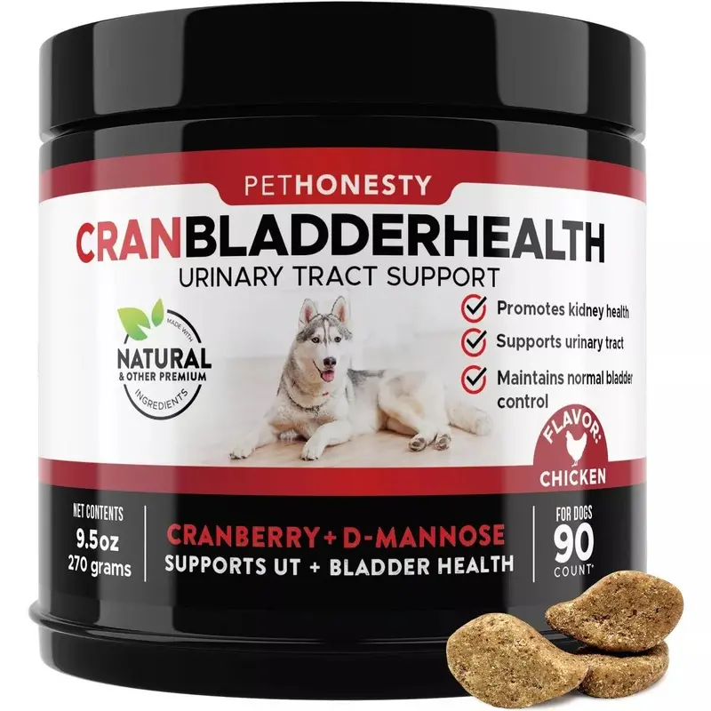 Pet Honesty Cranbladder Health Soft Chews for Dogs 9.5oz