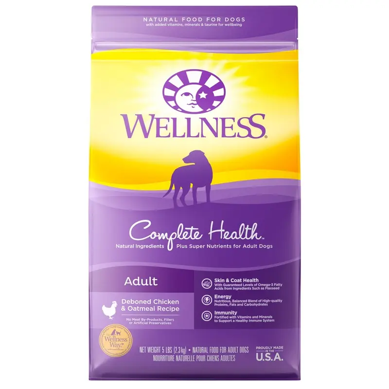 Wellness Deboned Chicken & Oatmeal Dry Dog Food 5lb