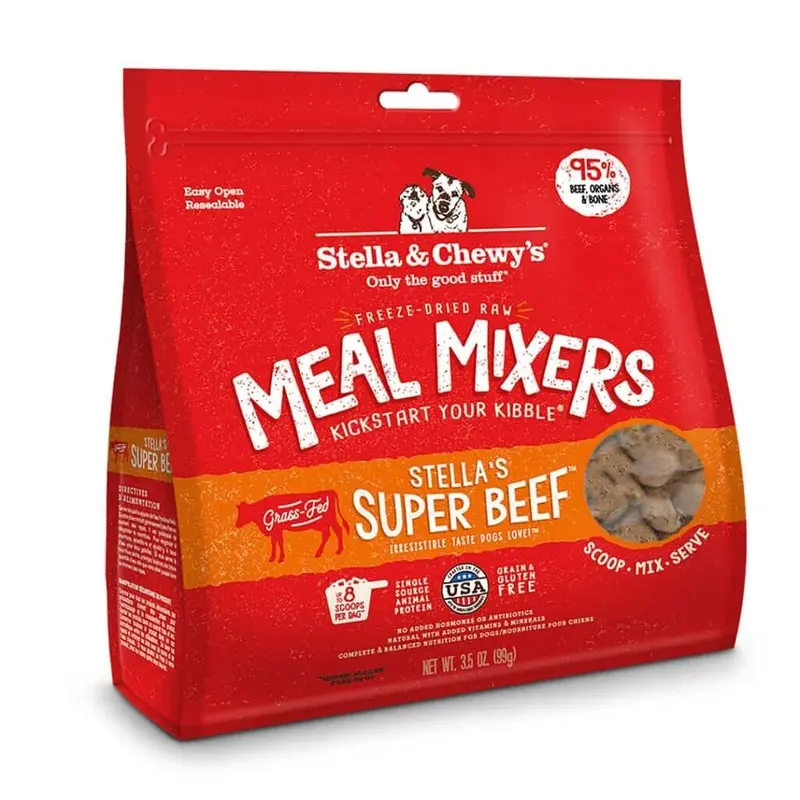 Stella & Chewy's Stella's Super Beef Meal Mixers Dog Food 8oz