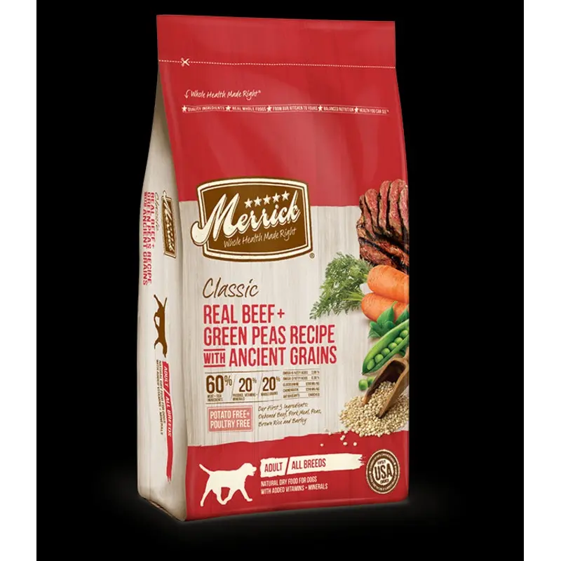Merrick Beef & Green Pea with Ancient Grains Dry Dog Food 25lb
