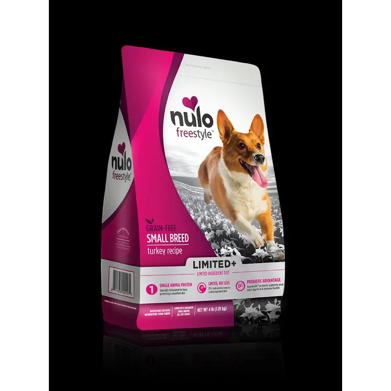 Nulo FreeStyle Small Breed Dog Limited+ Dry Dog Food - Turkey, 10lb Bag