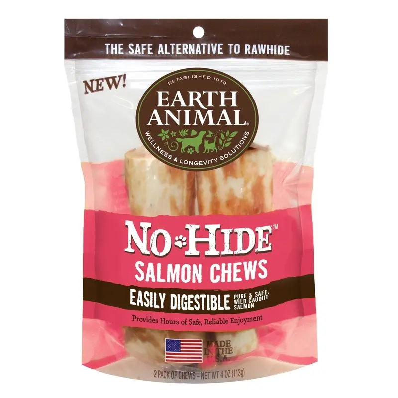 Earth Animal Salmon 4" Chews 2 Pack