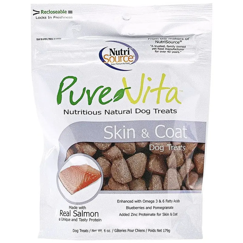 PureVita Skin & Coat Dog Treats 6oz