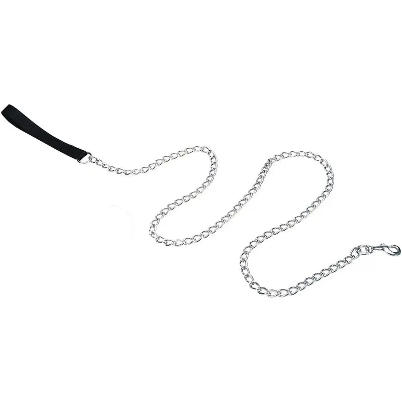 Coastal Drop Titan Chain Dog Leash with Nylon Handle 6'