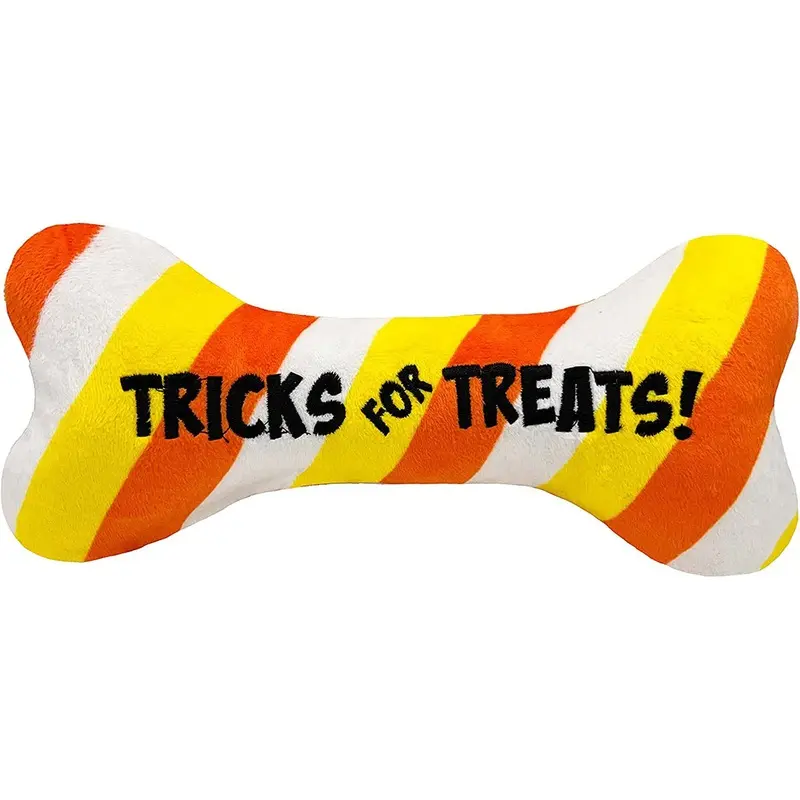 Huxley & Kent Lulubelles Tricks for Treats Bone Squeaker Dog Toy