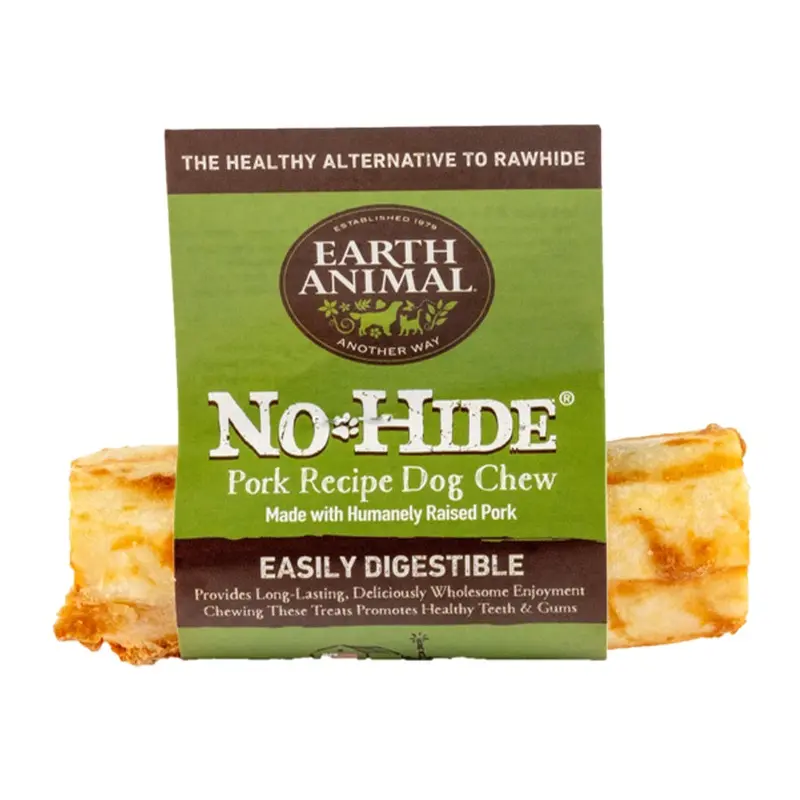 Earth Animal Pork No-Hide Wholesome Chews Small 4" Dog Treats