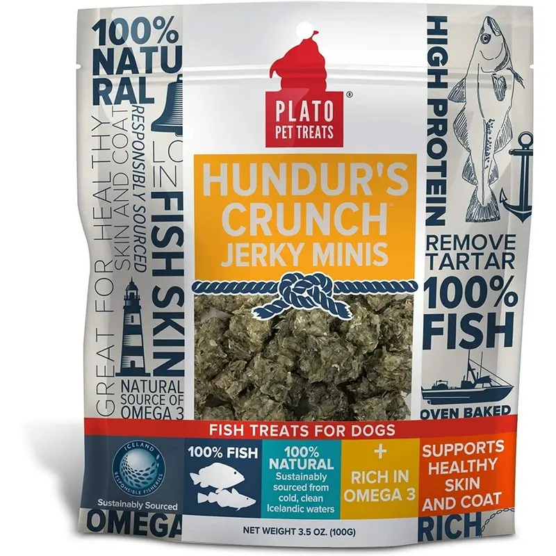 Plato Hundur's Crunch Jerky Minis 3,5oz