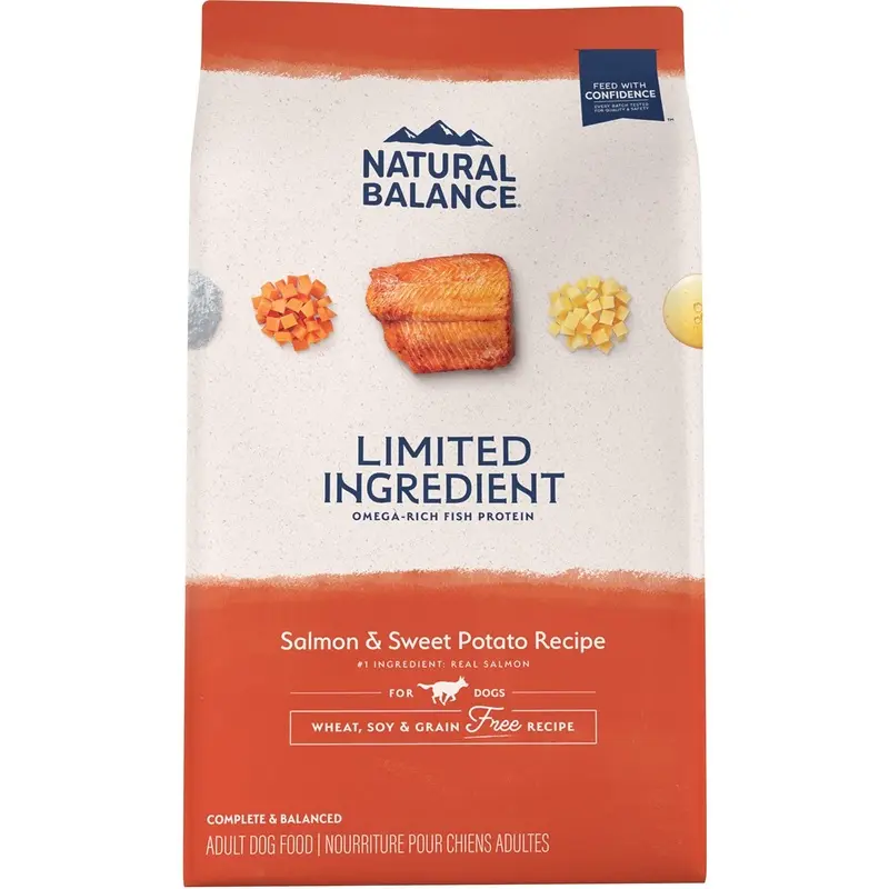 Natural Balance Grain Free Dry Dog Food - Salmon & Sweet Potato - 4lb