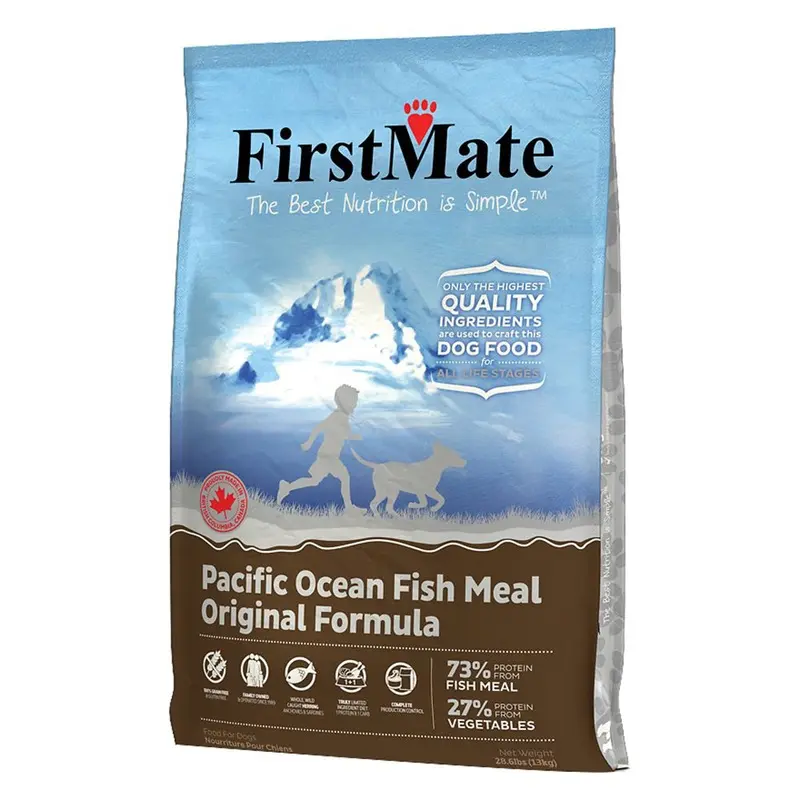 First Mate Grain-Free Pacific Ocean Fish Original Formula Dry Dog Food 28.6lb