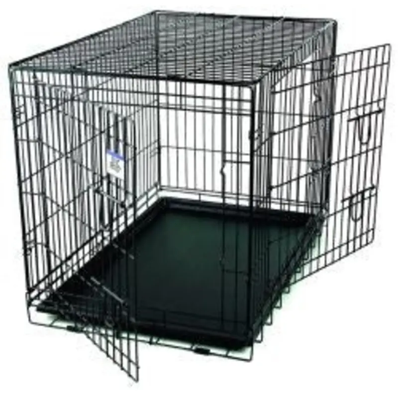 Pet Lodge Large Wire Double Door Crate