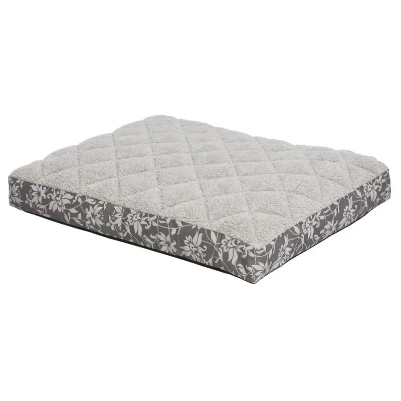 Midwest QuietTime Couture Pewter Floral Empress Mattress 27" x 36"