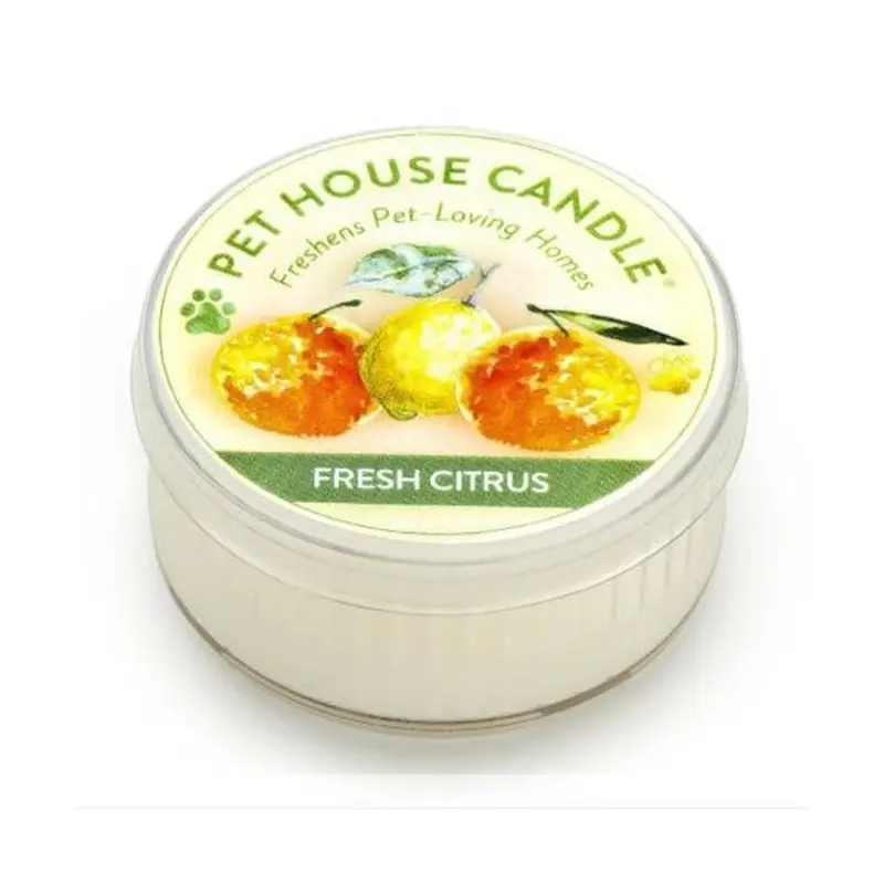 One Fur All Fresh Citrus Candle Pet Odor Eliminator