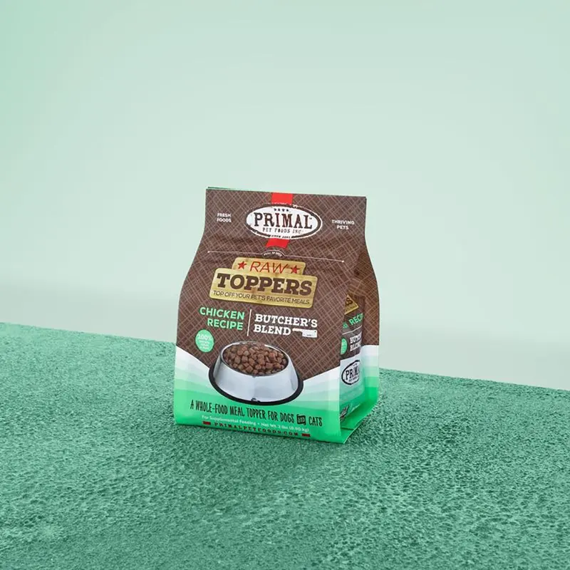 Primal Butcher's Blend Raw Toppers Chicken Formula Cat & Dog Food 2lb