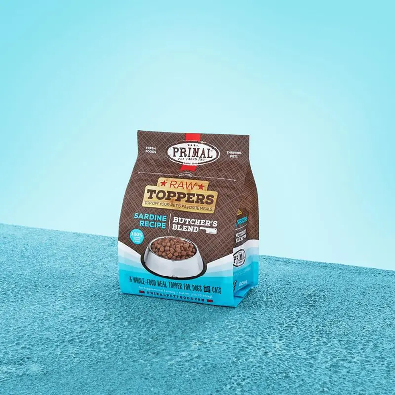 Primal Butcher's Blend Raw Toppers Sardine Formula Cat & Dog Food 2lb