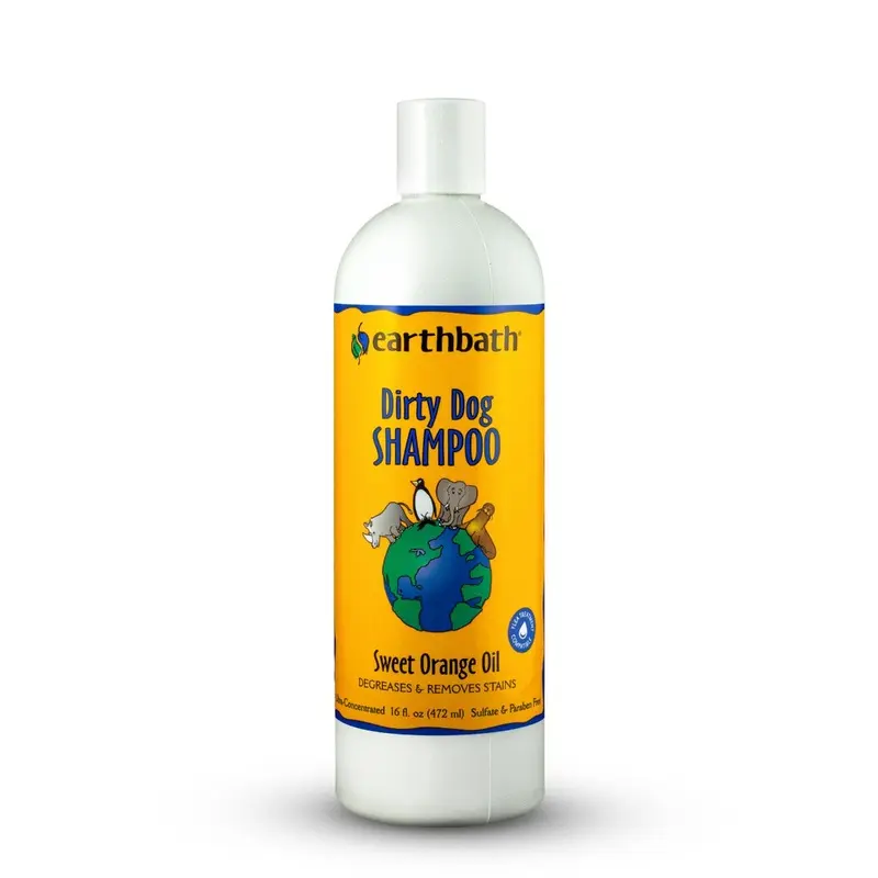 Earthbath Natural Pet Shampoo Orange Peel Oil 16oz