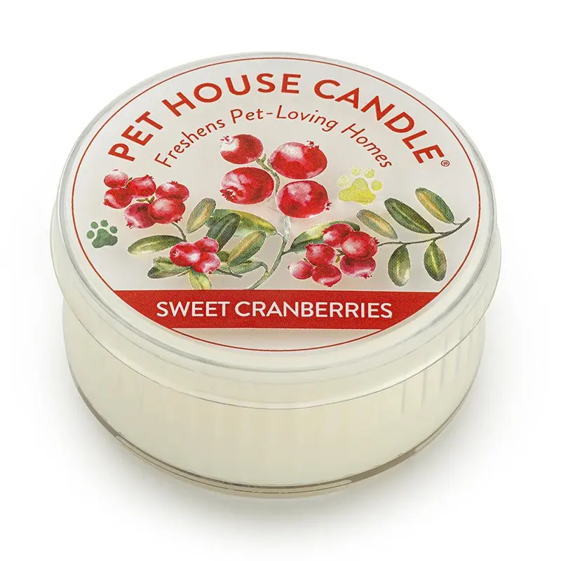 One Fur All Sweet Cranberries Mini Candle