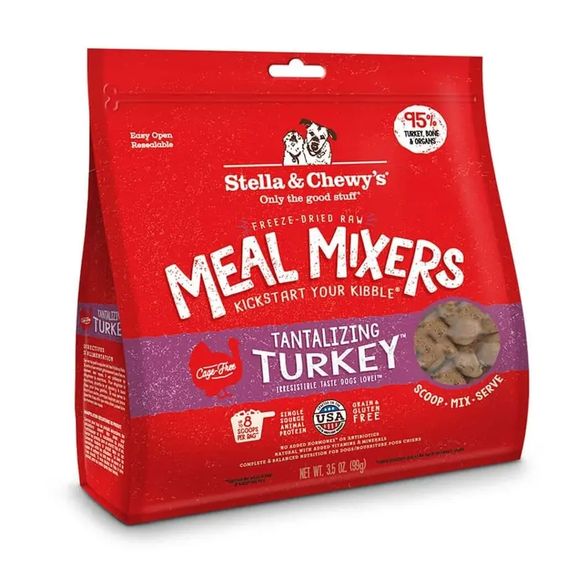 Stella & Chewy's Tantalizing Turkey Meal Mixers Dog Food 18oz