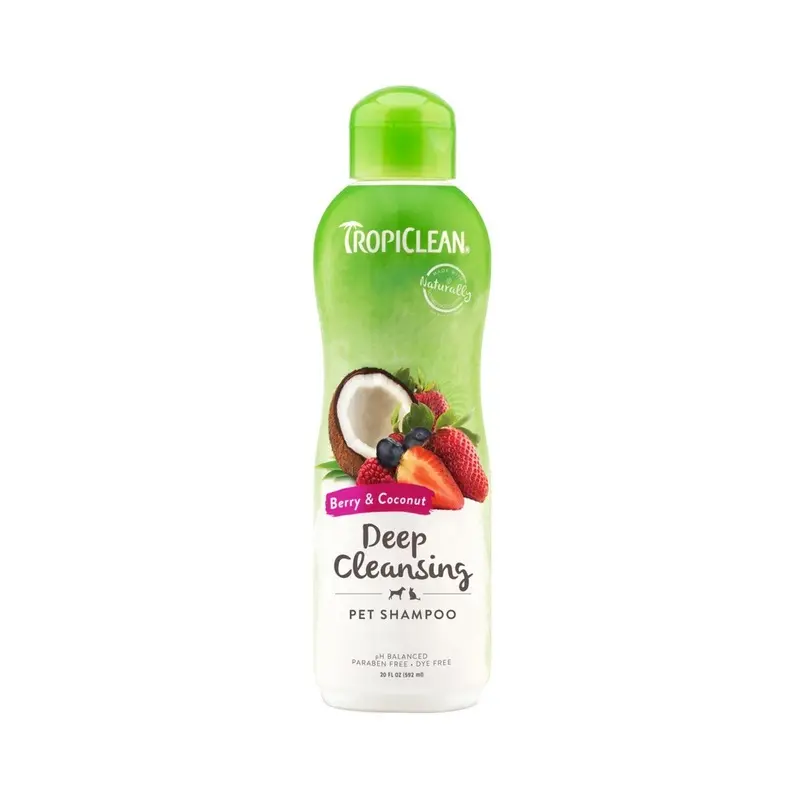 Tropiclean Berry & Coconut Pet Shampoo, 20 Fl.oz