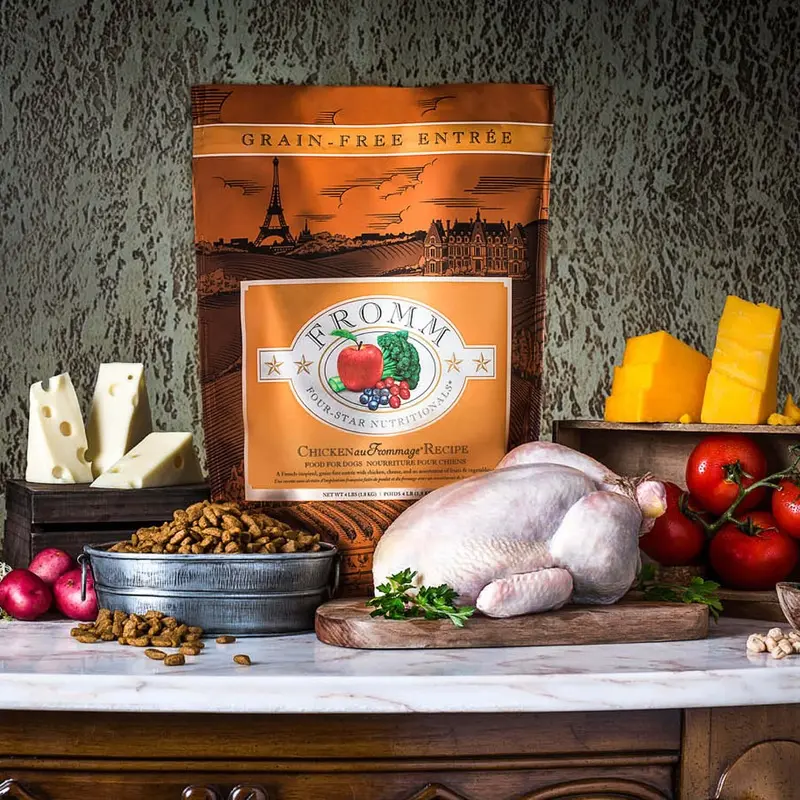 Fromm Four-Star Dry Dog Food - Chicken Au Frommage - 4lb Bag