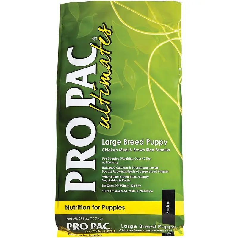 PRO PAC Ultimates Large Breed Puppy Chicken & Brown Rice Dog Food 28lb
