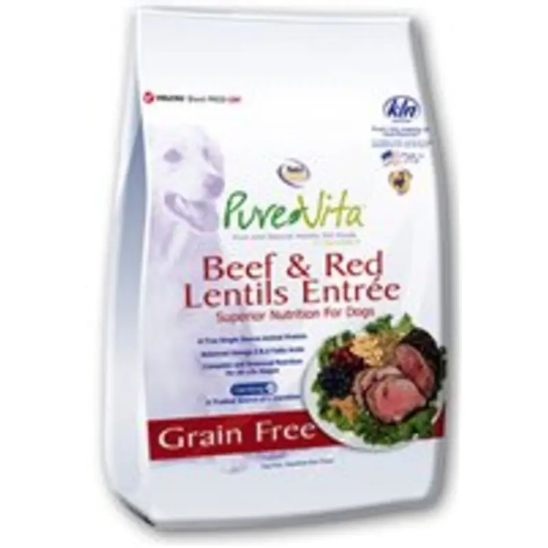 PureVita Beef & Red Lentils Dry Dog Food 25lb