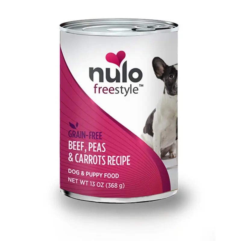 Nulo FreeStyle Grain Free Adult Dog Food -  Beef, Peas & Carrots13oz