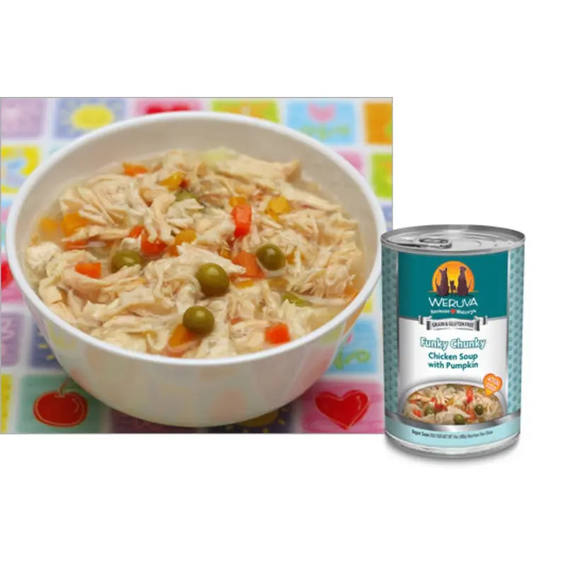 Weruva Funky Chunky Chicken Soup with Pumpkin Dog Food 5.5oz