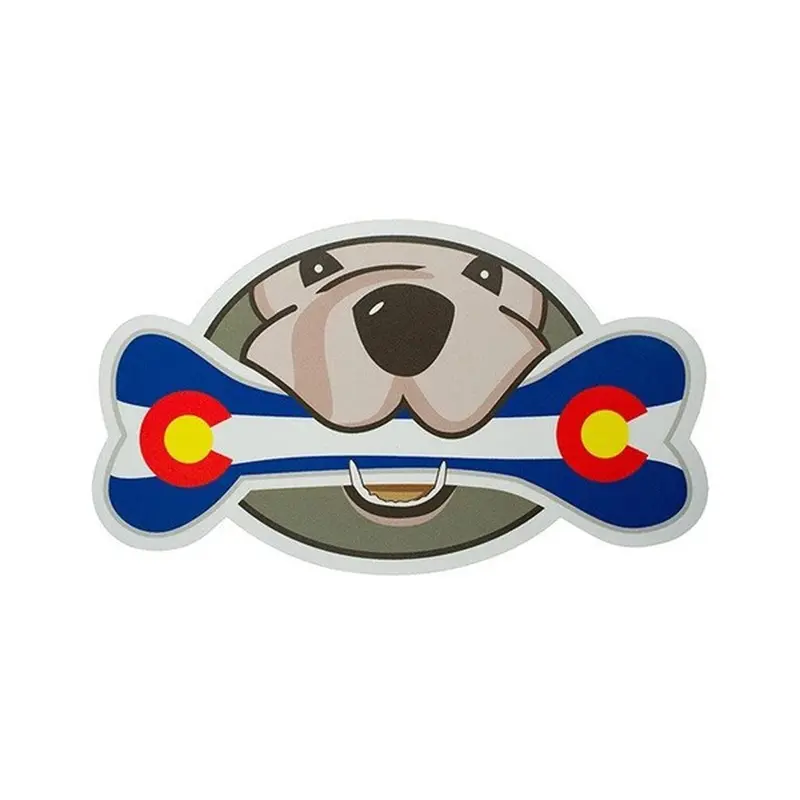 Colorado Proud! Bone Bumper Sticker