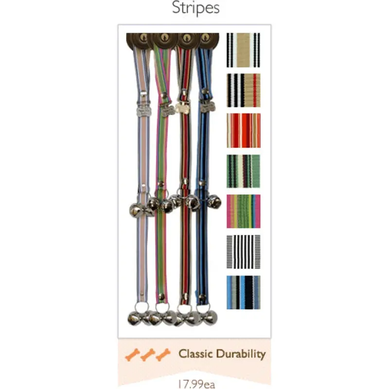 PoochiePet Classic Striped PoochieBells